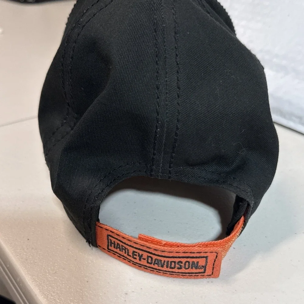 Harley Davidson Motorcycle Baseball Cap 2016 Preowned But Slight Used